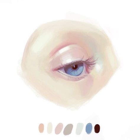 @theresetegner • Instagram photos and videos Color Theory Art, Eye Illustration, Sketching Tips, Drawing Examples, Shading Techniques, Digital Art Beginner, Muse Art, Eye Painting, Digital Painting Tutorials