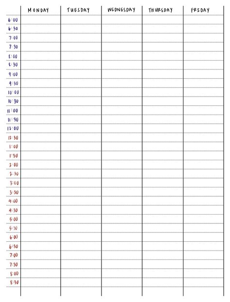 Hourly-Weekly Schedule Planner - Notability Gallery Hourly Study Planner, Study Hours Tracker, Notion Hourly Schedule Template, Hour Schedule Template, Weekly Planner With Hours, Weekly Hourly Planner, Weekly Schedule Planner, Christmas Learning, Notebook Cover Design