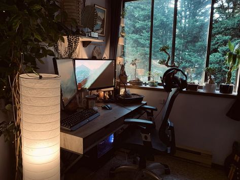 First time posting Trabajo Aesthetic, Gaming Setup Aesthetic, Studio In Casa, Pc Aesthetic, Best Office, Gaming Room Setup, Gamer Room, Computer Setup, Pc Setup