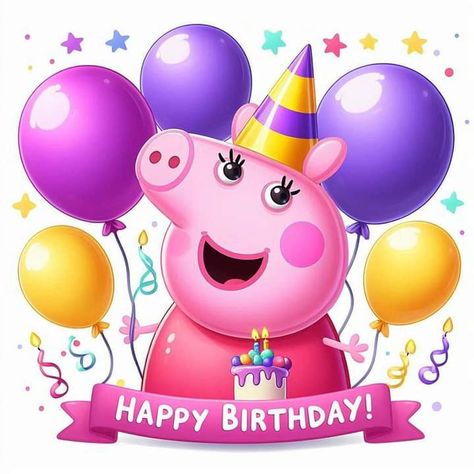 Lol Happy Birthday, Pepa Pig, Happy Birthday Balloons, Happy Birthday Images, Birthday Images, Funny Animal Pictures, Peppa Pig, Birthday Balloons, Animal Pictures