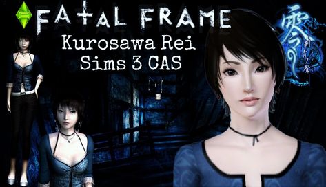 Fatal Frame III Rei Kurosawa on Sims 3 Rei Kurosawa, Project Zero, Fatal Frame, Sims 3, Sims Cc, Sims 4, Character Design, Frame, Design