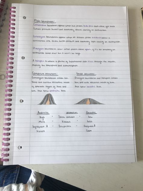 Geography Revision Notes, Geography Paper 1 Revision, Volcano Notes, Physics Revision Gcse Waves, Geology Notes College, Gcse Geography Revision, Sociology Theory, Geography Revision, Revision Motivation