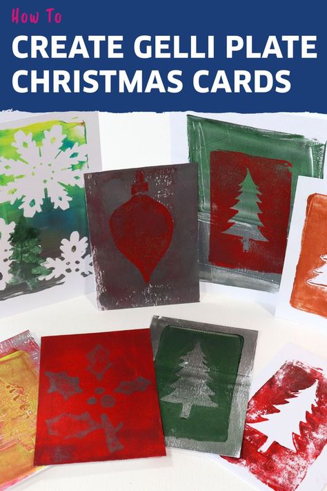 Create your own unique Christmas cards using gelli printing plates this festive season. Take your friends and family by surprise with this creative alternative to supermarket cards! 🎅 Gelli Plate Cards, Unique Christmas Cards, Gelli Printing, Gelli Plate, Creative Teaching, Printed Plates, Unique Christmas, Canada Flag, Festive Season