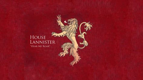 Lannister Sigil, Game Of Thrones House Lannister, Lannister House, House Sigil, Casterly Rock, Eddard Stark, Game Of Thrones Poster, House Lannister, Ned Stark