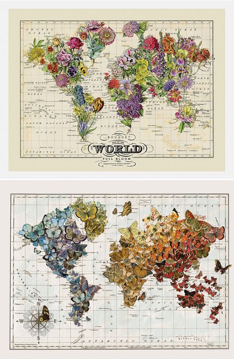 Floral Map, Apartment Goals, Map Illustration, Illustrated Map, Flower Map, Flower Show, Biology, Frosting, World Map