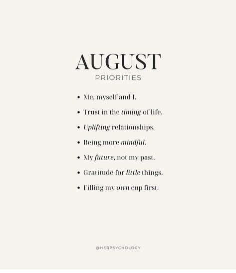 @herpsychology shared a great list of intentions for August. What are some intentions you have for this month? New Month Intentions, August Word, Monthly Goals, August 1, New Month, The Quiet, Fall Season, Life Coach, Eden