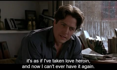 Nothing Hill Movie, William Thacker, Notting Hill Film, Old Movie Quotes, Notting Hill Movie, Notting Hill Quotes, Hill Quotes, Quotes Movie, Romance Film