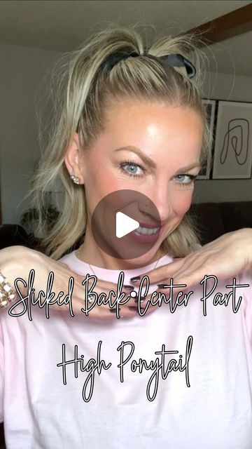 Natalie Palmer on Instagram: "Curious how to create a center part while creating a high ponytail?! Well, here’s how…  -Comment SHOP for direct links to be sent to your DM’s  OTHER WAYS TO SHOP-  •Go to my IG home page to find my link in bio- linktr.ee/natalie.m.west  •Follow me on LTK for exclusive content- natalie.west  •Shop my Amazon Storefront- shop collections, photos, and videos.   Hairstyle • Hair • Fashion • Beauty • lifestyle • Affordable Style • Amazon Finds • Hair Tutorials • Hair Products • Hair care • Styled Content  #hairstyle #easyhairtutorials #hair #hairgoals #viralreel #beautytips #longhair #nataliemwest #trending #fyp #hair #haircrush #bohostyle #shorts #viralshort #foryourpage #diy #volume #highponytail #hairhack #momsofinstagram #centerpart" Center Part High Ponytail, How To Do A Middle Part Ponytail, Volume High Ponytail, Center Part Ponytail, Easy High Ponytail Hairstyles, Middle Part High Ponytail, Parted Ponytail, High Ponytail Tutorial, Volume Ponytail