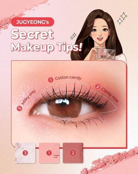 Teknik Makeup, Cakey Makeup, Membentuk Alis, Mekap Mata, Subtle Makeup, Doll Eye Makeup, Cute Eye Makeup, Korean Eye Makeup, Beauty Makeup Tutorial