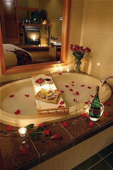 decoracion para noche romantica baño Bath Romantic, Bathtubs Ideas, Romantic Bathrooms, Romantic Bath, Day Date Ideas, Dream Dates, Couple Romantic, Romantic Room, Valentines Day Date