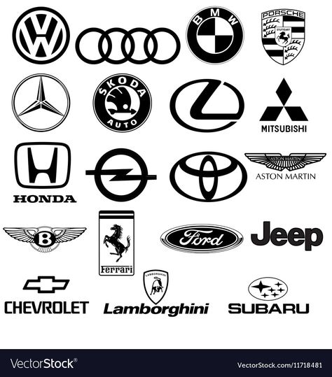 Spiderman Cards, Logo Design Car, Auto Logos, Cars Vector, Car Symbols, Lamborghini Logo, Shark Silhouette, Pikachu Drawing, Car Brands Logos