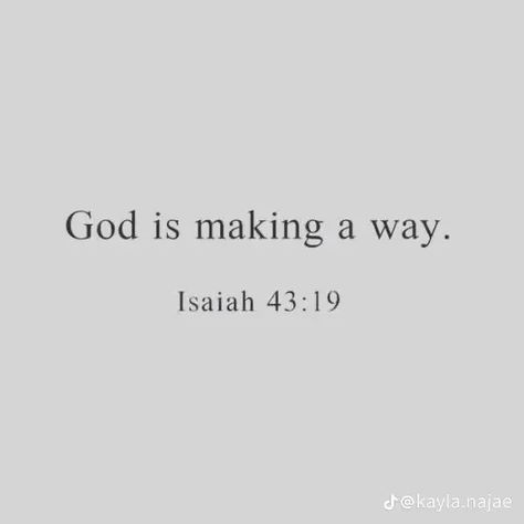 God Is Making A Way, Ayat Alkitab, Bible Motivation, Inspirational Bible Quotes, Biblical Quotes, Bible Verses Quotes Inspirational, Inspirational Bible Verses, Bible Encouragement, Scripture Quotes