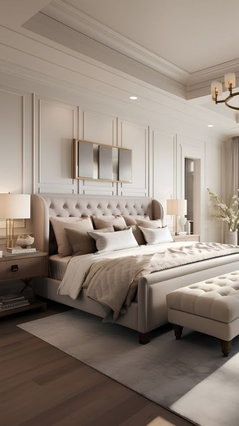 Bedroom Ideas Luxury, American Style Interior, Living Room Decor Lights, Decorative Nails, Interior Design Minimalist, Wall Aesthetic, Aesthetic Living Room, Home Nails, Wall Tattoo