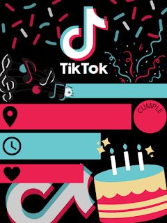 Descarga tarjeta de Tiktok para editar Birthday Tarpaulin Design, Teen Birthday Invitations, Free Printable Birthday Cards, Phonics Printables, Roller Skating Party, Invitation Card Birthday, Mexican Birthday, Birthday Party Invitation Templates, Birthday Card Printable