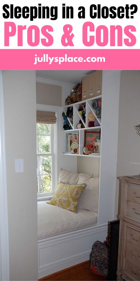 Closet Turn Closet Into Bedroom, Closet Into Bedroom Convert, Twin Bed In Closet, Bed In A Closet Ideas, Closetless Bedroom Ideas, Closet Nooks For Kids, Closet Bedroom Conversion, Bedroom In A Closet, Closet Into Bedroom