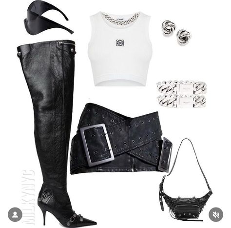 Brat Night Outfit, Brat Inspired Outfits, Brats Inspo Outfits, Night Out Outfit Clubwear Club, Brat Tour Fits, Early 2000s Leather Outfits, Geek Clothes, Fasion Outfits, Photoshoot Outfits