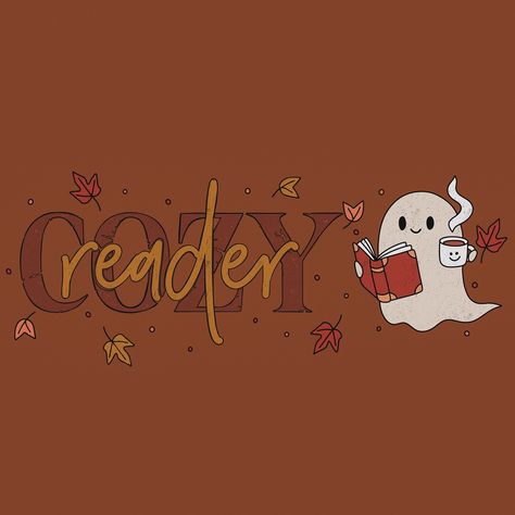 🍂 𝓗𝓪𝓷𝓭𝓼 𝓾𝓹 𝓲𝓯 𝔂𝓸𝓾’𝓻𝓮 𝓪 𝓬𝓸𝔃𝔂 𝓻𝓮𝓪𝓭𝓮𝓻 🙌🏻 Something about ghosties, a cup of coffee or tea, a comfy tee or sweatshirt curled up with a cozy read is just 👩🏼‍🍳🤌🏻💋 Grab this in a tee or sweatshirt and get reading this fall 🍁 Right now on the website you can get 2 items and get the 3rd discounted! www.shadowboundspines.com #bookish #booklover #reader #cozyaesthetic #cozybookstagram #codeorange #halloweenobsessed #bookworm #booktote #booktok #acotar #darkromance #spookyreads #horrorreads #horrorb... Cozy Books Aesthetic, Reading Fall Aesthetic, Fall Bookish Aesthetic, Cozy Fall Aesthetic Quotes, Fall Books Wallpaper, Fall Bookish Wallpaper, Autumn Reading Aesthetic, Reading Quotes Aesthetic, Aesthetic Fall Quotes