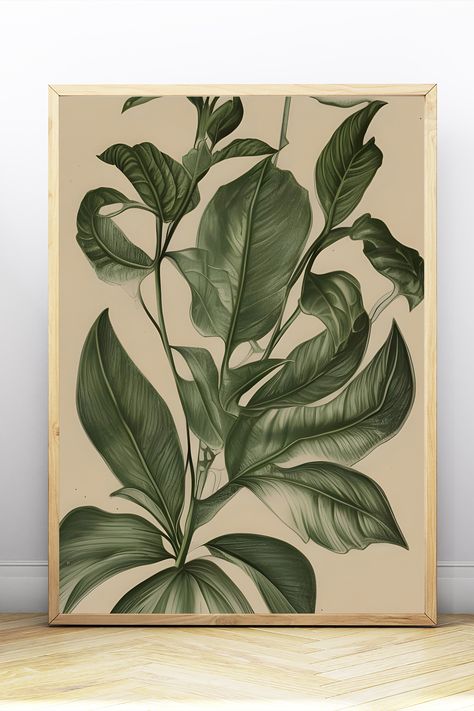 Bring a touch of classic elegance to your home décor with our stunning vintage art print featuring a botanical illustration. This beautiful art piece exudes vintage charm, capturing the beauty of nature in a timeless style. Perfect for those who love the vintage art aesthetic, this botanical art print is an excellent addition to any home. You can easily access this high-quality digital download art print, along with many other stunning botanical art pieces, on our Etsy page. 🎨 Plant Oil Painting, Oil Painting Digital, Botanical Flower Art, Flower Art Print, Flower Poster, Different Art Styles, Floral Printables, Floral Illustration, Print Flower