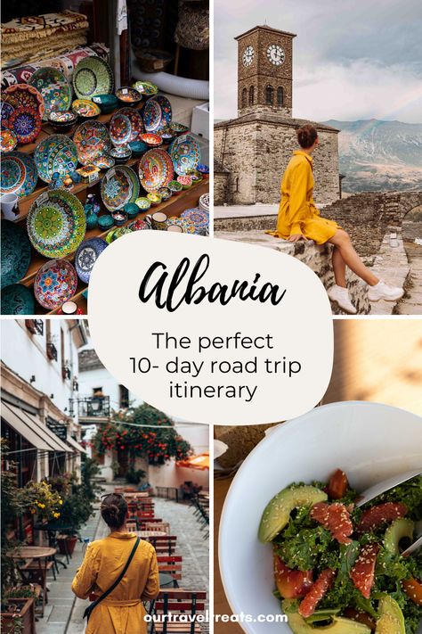 Uncover the beauty of Albania's hidden gems in our ultimate 10-day itinerary! Embark on an unforgettable road trip to secluded beaches, picturesque towns, and breathtaking natural landscapes. Don't miss out on this one-of-a-lifetime adventure! Visit our blog to get inspired and start planning your Albanian journey today. Albania Itinerary, Albania Travel, Travel Recommendations, Europe Trip Itinerary, Secluded Beach, City Trip, Europe Travel Guide, Beautiful Places In The World, Boat Trips