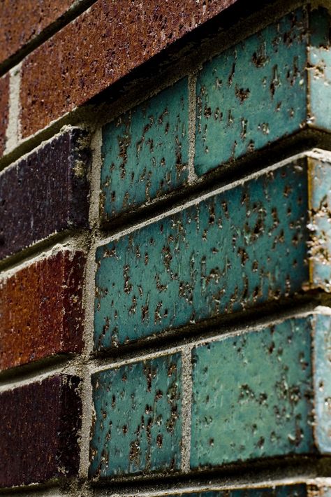 Glazed Bricks, Glazed Brick Tiles, Engineering Bricks, Brick Cladding, Brick Detail, Glazed Brick, Colour Architecture, Basalt Stone, Cladding Systems