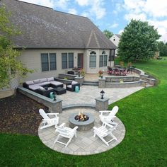 Design Per Patio, Patio Plans, Concrete Patio Designs, Patio Pavers Design, Concrete Patios, Patio Deck Designs, Backyard Remodel, Custom Decks, Casa Exterior