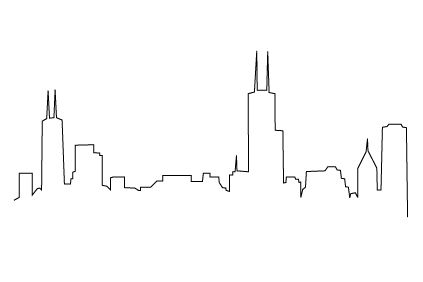 42 Awesome chicago skyline outline clip art Chicago Skyline Drawing, Chicago Skyline Tattoo, Chicago Skyline Silhouette, Chicago Decor, Chicago Painting, City Sketches, Boho Tattoo, Skyline Tattoo, Skyline Drawing