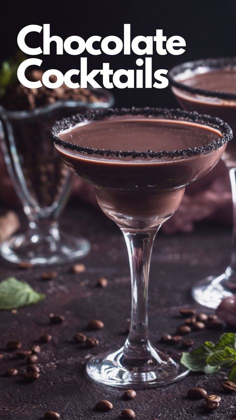 Chocolate Cocktails Chocolate Alcoholic Drinks Easy, Drinks With Chocolate Liquor, Chocolate Drinks Alcohol, Baileys Chocolate Liquor, Chocolate Liquor Drinks, Chocolate Liqueur Cocktail, Chocolate Liqueur Recipes, Chocolate Alcoholic Drinks, Chocolate Cocktail Recipes