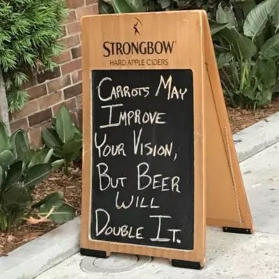 Beer Chalkboard Art, Bar Chalkboard Ideas, Funny Beer Signs, Letterboard Signs, Bar Quotes, Funny Bar Signs, Patio Decorations, Cheers To That, Hard Apple Cider