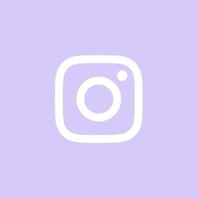 Instagram Pastel Icon, Purple Pastel Icons For Apps, Instagram Logo Purple, Purple Pastel Icons, Pastel Purple Aesthetic Icon, Pastel Purple Icons, Pastel Purple Theme Aesthetic, Pastel Purple App Icons, Icona Ios