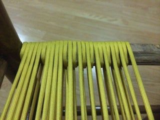 Weave Chair Seats With Paracord : 8 Steps (with Pictures) - Instructables Rope Chair Seat, Rope Chair Diy, Patio Chairs Makeover, Weave Chair, Old Wooden Chairs, Macrame Chairs, Chair Redo, Teal Accent Chair, Rope Chair