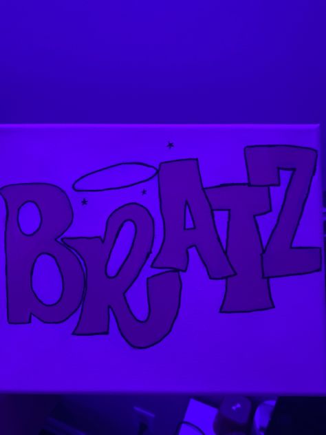 Bratz 
Painting 
Pink and black Bratz Canvas Painting Ideas, Painting Ideas On Canvas Bratz, Bratz Doll Painting Canvas Easy, Bratz Logo Drawing, Canvas Painting Ideas Y2k, Canvas Sharpie Art, Brats Painting, Baddie Paintings Canvas Pink, Powderpuff Painting