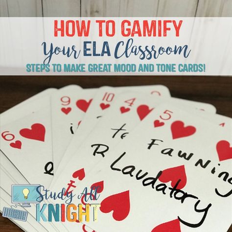 Secondary Ela Activities, Ela Games Middle School, High School Ela Classroom, Tone And Mood, High School English Lesson Plans, Ela Games, High School English Lessons, Secondary Ela Classroom, 7th Grade Ela