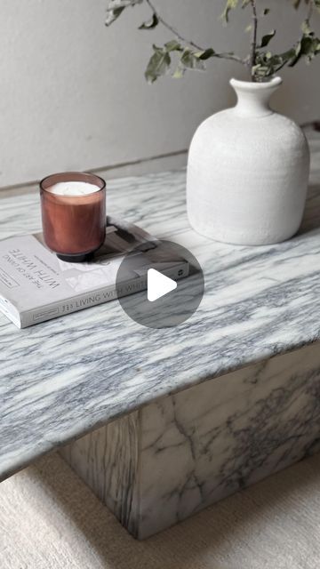 House Of Holub on Instagram: "Solid marble coffee table, the perfect statement piece. 

This beautiful table is from the mid 1900s and embodies quality, class, and style. 

#italian #carrara #homedecor #homedesign #interiorstyle #interiordesign #pnw #houseofholub" Class Coffee Table, Marble Coffee Table, Beautiful Table, Interior Styling, Statement Pieces, Marble, Coffee Table, House Design, Interior Design