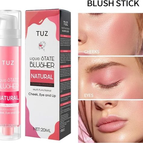 ✨ Tuz Liquid Blusher: The Ultimate Glow-Up for Less! ✨ 💖 Multi-Purpose Magic Tuz Liquid Blusher isn’t just blush—it's your new secret weapon! Create soft, natural day looks or dial it up for glam makeup. This ultra-blendable, weightless blush melts seamlessly into your skin, giving you a radiant, healthy glow that lasts all day! 🌸💦 💎 Long-Lasting & Skin-Loving Made with skin-nourishing ingredients, our blush is gentle on your skin while delivering long-lasting color. Whether you're a beginn... Cosmetic Creative, Healthy Glow, Soft Natural, Glam Makeup, Glow Up?, Blush, Long Lasting, Skin, Makeup