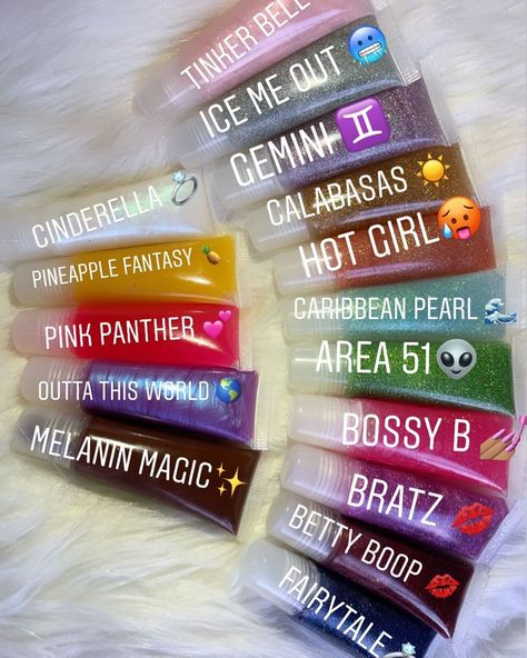 Lipgloss Shades, Baddie Barbie, Pride Fashion, Girls Tattoos, Lip Gloss Homemade, Lip Gloss Shades, Lip Gloss Cosmetics, Best Lip Gloss, Lipstick Palette