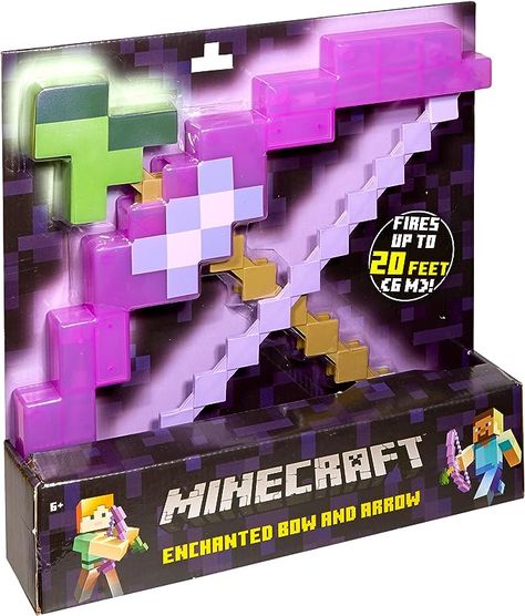 with Potion-Tip Arrow [Amazon Exclusive] : Sports & Outdoors Minecraft Bow And Arrow, Toy Bow And Arrow, Arrow Crafts, Minecraft Video Games, Rainbow Slime, Minecraft Toys, Imagination Toys, Hello Kitty Makeup, Hello Kitty Crafts