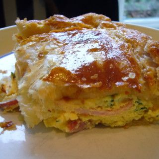 Bacon Egg Pie, Bacon And Egg Pie, Egg And Bacon Pie, Bacon Recipes For Dinner, Party Breakfast, Kiwi Recipes, Bacon Pie, Potato Bacon, Egg Pie