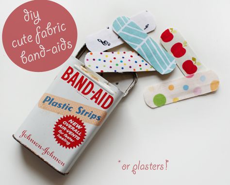 DIY Band-Aid Tutorial | A Blackbird's Epiphany - UK Handmade and Creative Writing Blog: DIY Band-Aid Tutorial Fantasy Writing, Kids Play Toys, Writing Blog, Cute Fabric, Cloth Pads, Line Friends, Fabric Remnants, Fabric Projects, Epiphany