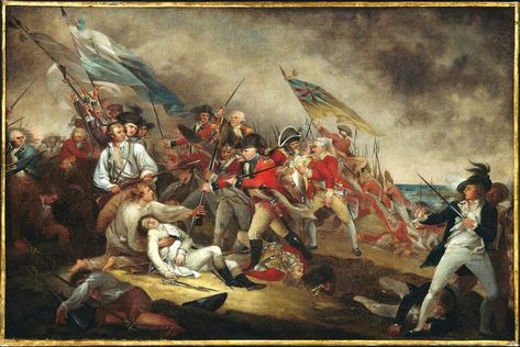 On June 17, 1775, one of the most important battles of the American Revolution, The Battle of Bunker Hill, took place and among the Continental Army was Peter Salem. Battle Of Bunker Hill, Joseph Conrad, Bunker Hill, American Painting, The Battle, History Books, Painting Style, American History, Greece