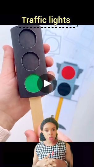 Traffic Lights Craft, Diy Traffic Light, Traffic Light Craft, Vbs Ideas, Traffic Lights, Paper Diy, Light Crafts, School Children, Stop Light