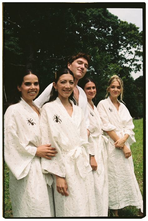 The Bride Wore a Three-Piece Gown for Her Surrealist Wedding at Her Family’s Sculpture Park in Amagansett | Vogue Surrealist Wedding, Drop Waist Gown, Floral Chair, Runway Gowns, Circus Tent, Sweet Night, Flower Sculptures, Sculpture Park, Strong Love