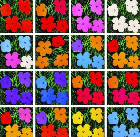 Warhol Flowers, Andy Warhol Banana, Pop Art Andy Warhol, Warhol Paintings, Andy Warhol Flowers, Art Andy Warhol, Andy Warhol Pop Art, Andy Warhol Art, Warhol Art