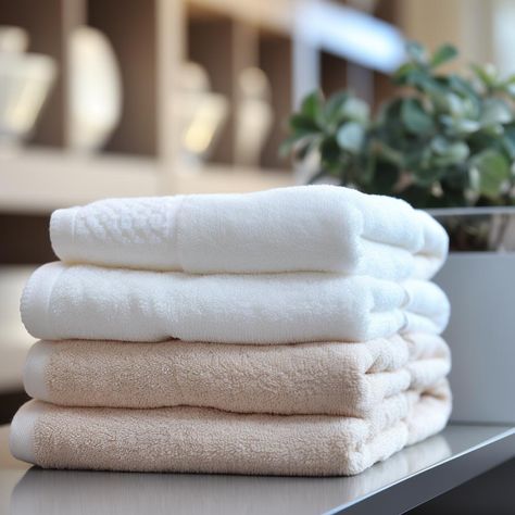 How to Fold Towels - Plank and Pillow Mildew Smell Out Of Towels, Smell Out Of Towels, English Cottage House Plans, Plank And Pillow, Cleaning White Walls, Smelly Towels, Deck Skirting, Porch Swing Bed, Swing Bed