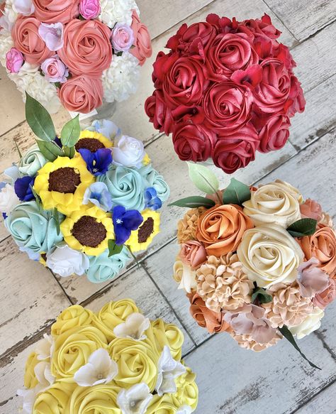 Late summer blooms never tasted so sweet—grab your cupcake bouquet today! #bakedbouquet #cupcakes Cupcake Bouquet, Late Summer, So Sweet, Cupcake, Quick Saves