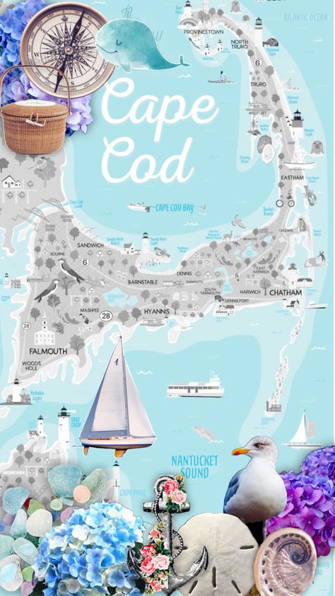 Cape Cod Wallpaper, Aunt Aesthetic, Cape Cod Aesthetic, Cap Cod, Chatham Cape Cod, French Riviera Style, Granddaughter Aesthetic, Riviera Style, Cape Cod Bay