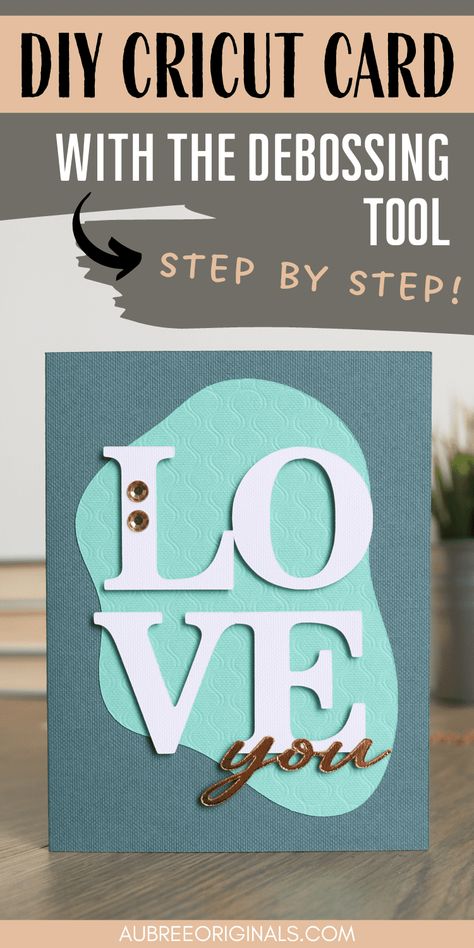 diy love you debossed Cricut card tutorial Cricut Anniversary Cards For Husband, Anniversary Cards Cricut, Cricut Anniversary Projects, Cricut Debossing, Cricut Anniversary Card, Cricut Fabric, Cricut Help, Diy Valentines Cards, Anniversary Cards For Husband