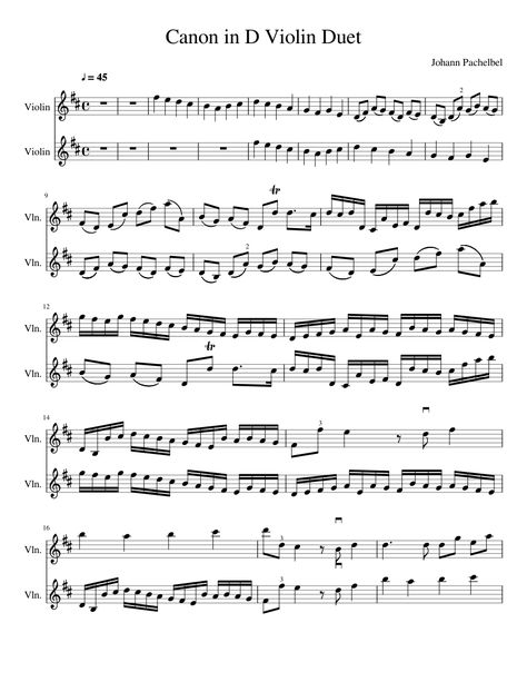 Download and print in PDF or MIDI free sheet music for Canon In D Major (Pachelbel's Canon) by Pachelbel, Johann arranged by arissira04 for Violin (String Duet) Violin And Piano Duet, Easy Violin Sheet Music, Black Violin, Popular Piano Sheet Music, Free Violin Sheet Music, Johann Pachelbel, Sheet Music Easy, Piano Duet, Viola Sheet Music