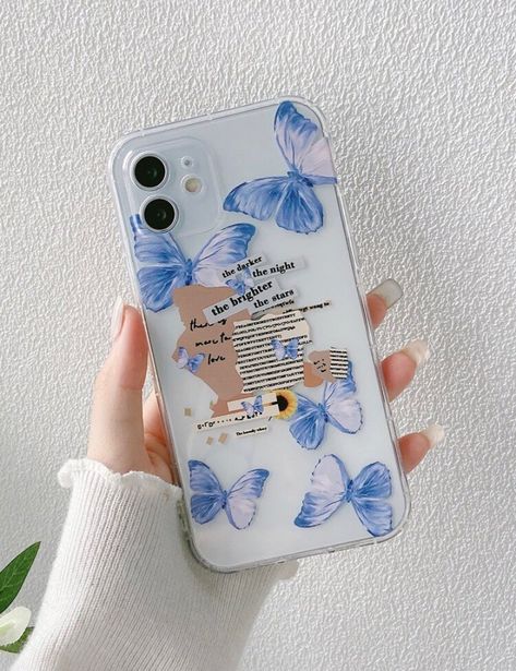 Diy Phone Case Design Aesthetic, Cool Phone Cases Aesthetic, Resin Phone Case Ideas, Bday Frame, Phone Cover Art, Creative Phone Cases, Phone Cover Aesthetic, Collage Butterfly, Mobile Case Diy