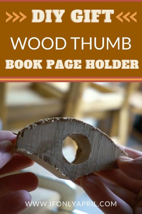 Wood Book Page Holder Diy, Thumb Book Page Holder Diy, Book Holders Diy, Gifts To Make Out Of Wood, Thumb Book Holder Diy, Wood Page Holder, Wooden Page Holder, Book Thumb Holder, Book Page Holder Diy