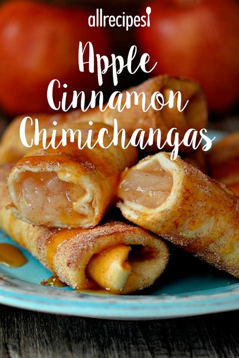 Chimichanga Recipe, Mexican Breakfast Recipes, Mexican Dinner Recipes, Mexican Dessert Recipes, Apple Dessert Recipes, Mexican Dessert, Apple Cinnamon, Mexican Food Recipes Authentic, Mexican Dishes